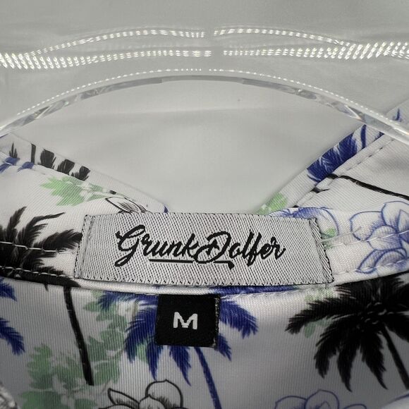 Grunk Dolfer Polo Mens M‎ Golf Palm Tree Floral Traditions Course Arnold Palmer - Picture 6 of 8